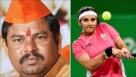Pulwama Terror Attack : bjp mla t raja singh calls sania mirza pakistans bahu