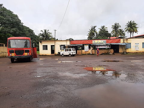 Bad condition of bus stand at Talere