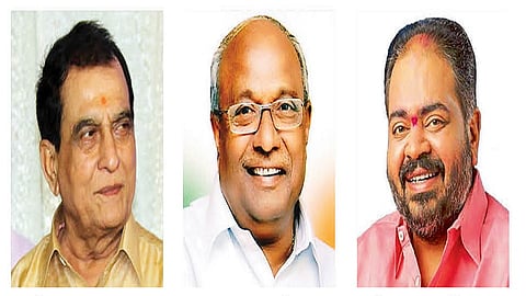 political possibilities of change the political atmosphere in kolhapur together with mr. kore, awade and mahadik