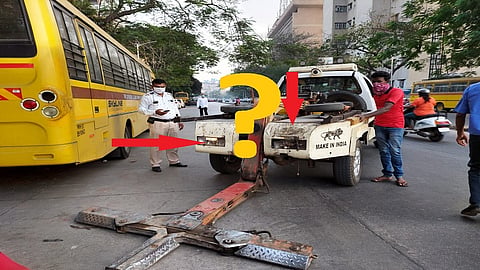 ब्रेक लाईट नाही, नंबर प्लेट नाही... आणि अशाच गाड्या वापरतायत खुद्द वाहतूक पोलिस;  यांना काय बोलायचं सांगा