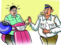 traffic police action