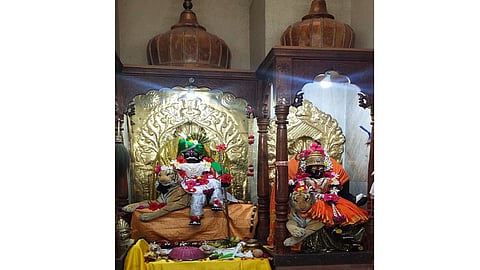 कोपर्डे हवेलीत सिध्दनाथ-माता जोगेश्वरी वाघावर स्वार; भाविकांचे वेधले लक्ष