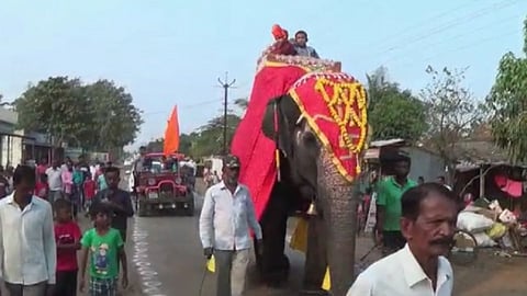 elephant procession kolhapur hatkanangale special story by sanjay patil