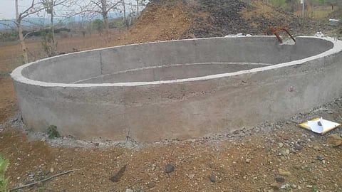 only nine well construction complete in saoli of chandrapur 