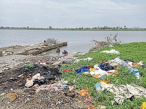 Garbage increased in Mula-Pravara-Godavari river