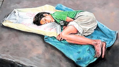 Rahul Kalmbate First In 3D Rangoli Ratnagiri Marathi News 