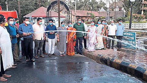 Washing Of Moti Talav Footpath Sunju Parab Comment