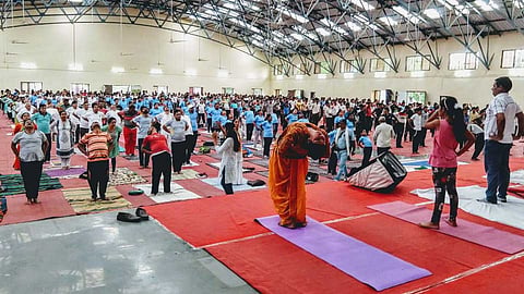  Dr. Punjabrao Deshmukh Agricultural University celebrates Yoga Day 