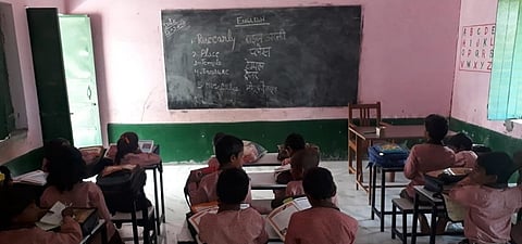 bihar education department suspended teacher who died two years ago  