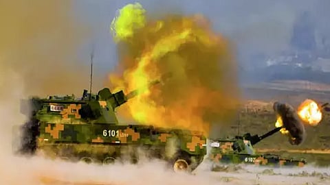 China live fire excercise