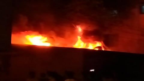 Fire at Nitaj showroom 