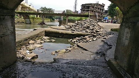 बदलापूर ः भुयारी मार्गाची झालेली दुरवस्था. 