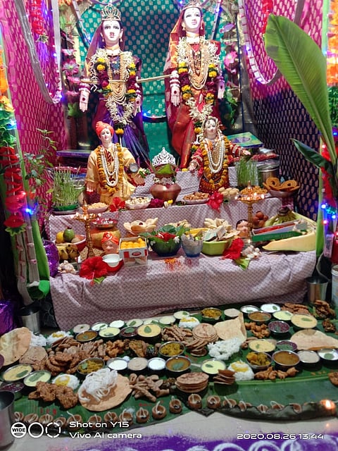 Gauri Pujan in Tondavali konkan sindhudurg