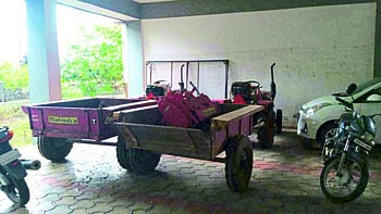 Tractor scam in social welfare; Other people took the tractors for the backward classes