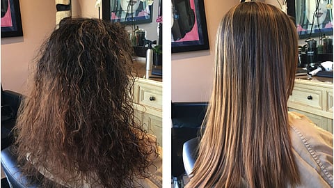 Keratin-Treatment