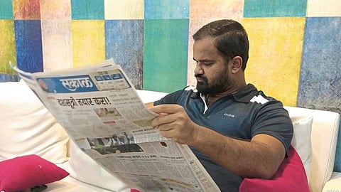 Latur District Collector G.Shrikant, Sakal 