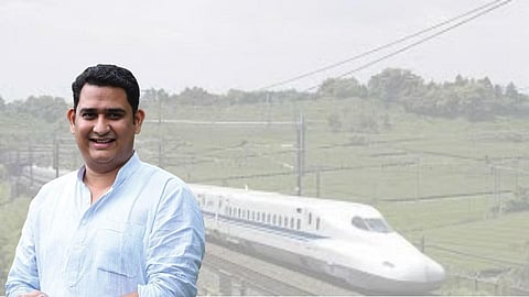 MLA Ashutosh Kale has informed that the survey work of Nagpur to Mumbai bullet train has been completed.jpg