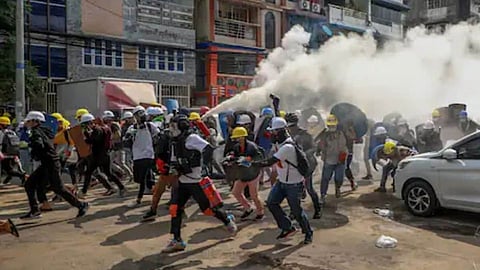 Myanmar-Agitation