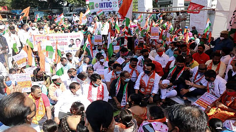 Bharat Bandh : मोदी सरकारविरोधी घोषणांनी पिंपरी-चिंचवड शहर दणाणले