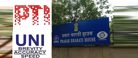 Prasar Bharati, PTI,UNI