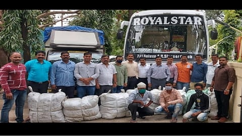 गुटख्याची वाहतूक करणारी आंतरराज्य टोळी अटकेत, 6 लाखांचा  गुटखा जप्त