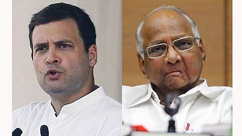 Rahul Gandhi supports Sharad Pawar for ED inquiry 