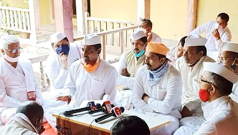 Rana Maharaj Vaskar, National President of the National Warkari Pike Association, warned to allow Karthiki Yatra or boycott the elections.jpg