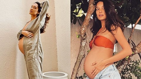 actress model lisa haydon flaunt baby bump in pose actress photo goes viral on internet 