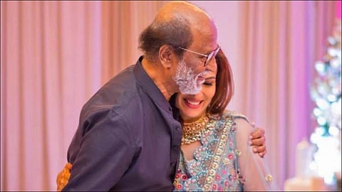 Rajinikanth takes a plump dance drama on the girls prewedding party Video viral