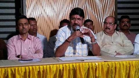 MLA subhash bhoir organised a press conference for his development work 