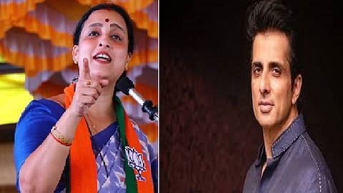 भाजप महिला नेत्याच्या सोनू सूदला सल्ला,तर संजय राऊतांवर टीका 