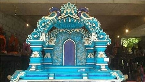 गणरायाच्या मखर उद्योगालाही कोरोनाचा जबर फटका; सरकारी धोरण ठरेना...