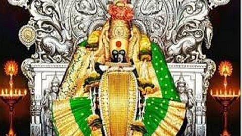 Karveernivasini Shri Ambabai navratr festival For nine days  various ornate pooja in nine forms will be performed