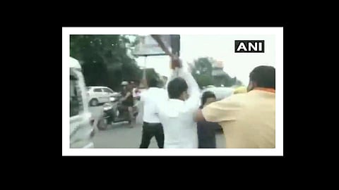 bihar election bjp workers beat up workers of pappu yadav jan adhikar party video viral