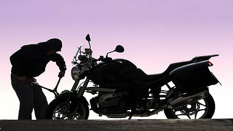two wheeler bike theft