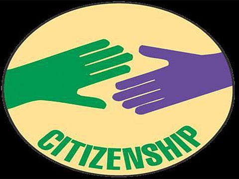 According to the old law, citizenship in the state!