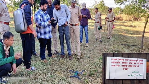 गुरुवारी कर्मचाऱ्यांनी दिवसभर बिबट्याची शोधाशोध केली. मात्र, तो कुठेच आढळून आला नाही. खबरदारी म्हणून येथे उद्यान बंदचा फलक लावण्यात आला आहे. 