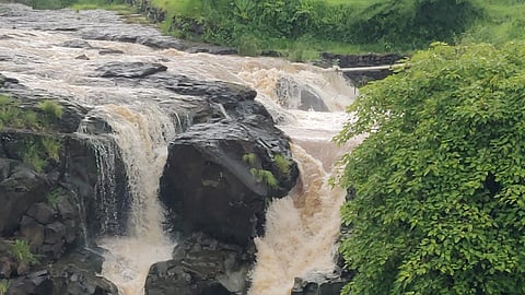Tourist Randha falls in Akole taluka with special permission