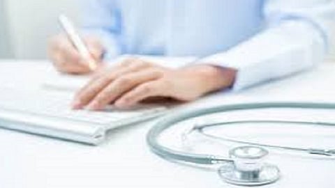 Pediatrician Dr. Dilip More  letter to the hospital administration regarding suspension  services at the district hospital