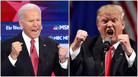 donald trump and joe biden.