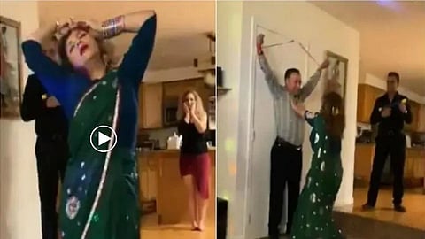 video viral iranian woman dance on sholay jab tak hai jaan 