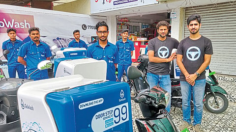 Hybrid ceramic wash that will enhance the shine of the car
