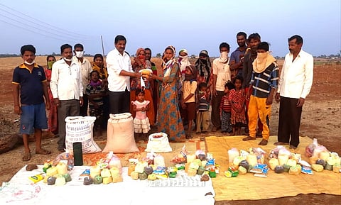 people help to Wandering community in nanibai chikhali kolhapur
