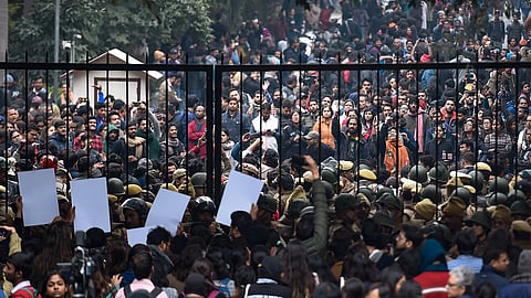 jnu violence was planned social media messages delhi police inquiry