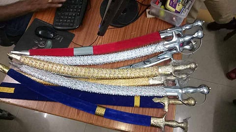 Swords Seized In Nanded 