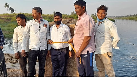 swabhimani shetkari sanghatana protest against panchganga river pollution
