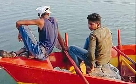  The fisherman drowned in the dam