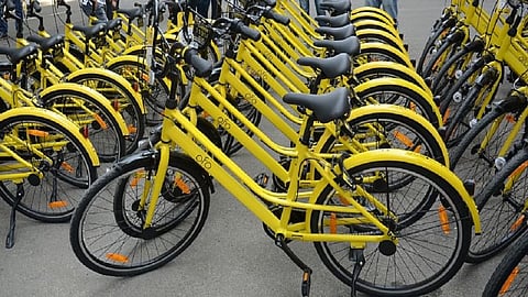 extra parking for cycles at metro station in Nagpur 