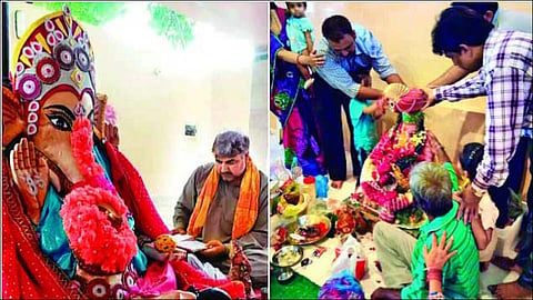 Maharashtrian community celebrate Ganeshotsav karachi in Pakistan