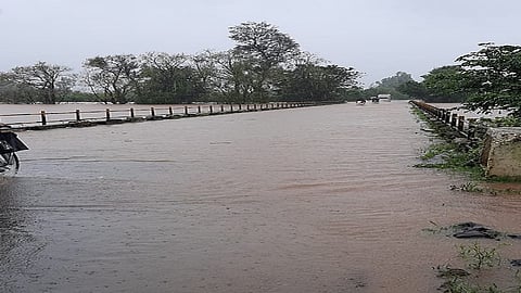 kolhapur Rajaram water level dam on Panchganga river reached 35 feet